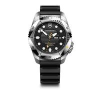 Victorinox Dive Pro Automatic Ø 43 mm Reloj de Pulsera de Hombre, Swiss Made, automático, Sumergible hasta 300 m, Cristal de Zafiro, Pulsera de Caucho, Negro