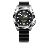 Victorinox Dive Pro Automatic Ø 43 mm Reloj de Pulsera de Hombre, Swiss Made, automático, Sumergible hasta 300 m, Cristal de Zafiro, Pulsera de Caucho, Negro