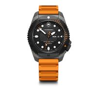 Victorinox Dive Pro Automatic Ø 43 mm Reloj de Pulsera de Hombre, Swiss Made, automático, Sumergible hasta 300 m, Cristal de Zafiro, Pulsera de Caucho, Naranja