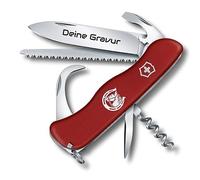 Victorinox Equestrian - Navaja suiza con grabado en la hoja I Regalo para hombres y mujeres I cumpleaños I Navaja suiza personalizada con 12 funciones 0.8583