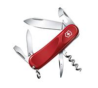 Victorinox Evolution 10, Navaja Multiuso Suiza, Cuchillo bolsillo, Regalo, 13 Funciones, Hoja grande, Abrelatas
