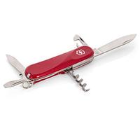 Victorinox Evolution S101, Navaja Multiuso Suiza, Cuchillo bolsillo, Regalo, 12 Funciones, Hoja grande, Sacacorchos, Bloqueable