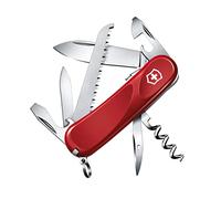 Victorinox Evolution S13, Navaja Multiuso Suiza, Cuchillo bolsillo, Regalo, 14 Funciones, Hoja grande, Abrelatas, Bloqueable