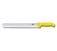 Victorinox Fibrox cuchilla de corte estriada blister, 30 cm de longitud de hoja, amarillo