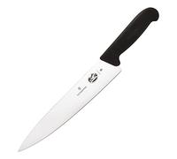Victorinox Fibrox Cuchillo de trinchar de acero inoxidable, apto para el lavavajillas y de color negro