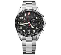 Victorinox Field Watch Reloj para Hombre Analógico de Cuarzo con Brazalete de Acero Inoxidable V241855