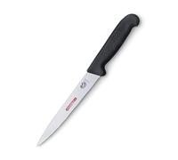 Victorinox Filetiermesser Fibrox Cuchillo, Acero Inoxidable, Negro, Mediano