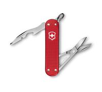 Victorinox Herramienta de bolsillo Companion Slim Alox, multitool, 5 funciones, pequeña, tijeras, abrepaquetes, destornillador, Hecha en Suiza, roja