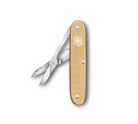 Victorinox Herramienta de bolsillo con tijeras de precisión Companion X Alox, herramienta monofunción, compacta, ligera, Hecha en Suiza, dorada