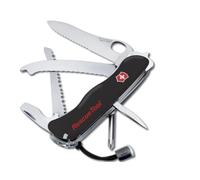 Victorinox - Navajas - Hunter Pro M Black One Hand + Etui Kaki - Negro Negro