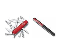 Victorinox Huntsman 13713B1 - Cuchillo (9,1 cm, 2,7 cm, 107g, Acero inoxidable, Rojo, Acero inoxidable)