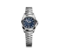 Victorinox I.N.O.X 242026 - Reloj automático pequeño de acero inoxidable con esfera azul de 32 mm