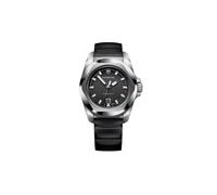 Victorinox I.N.O.X 242028 - Reloj de cuarzo con esfera negra y correa de goma negra, 41 mm