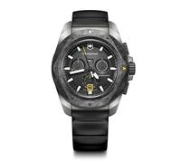 Victorinox I.N.O.X Chrono Ø 43 mm Reloj de Pulsera de Hombre, Swiss Made, Cuarzo analógico, Sumergible hasta 200 m, Pulsera de Caucho, Negro