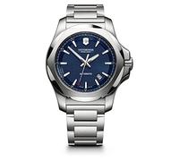 Victorinox I.N.O.X. Mechanical Ø 43 mm Reloj de Pulsera de Hombre, mecánico, Swiss Made, Sumergible hasta 200 m, Pulsera de Acero Inoxidable, Azul/Plateado