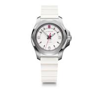 Victorinox I.N.O.X V Ø 37 mm Reloj de Pulsera de Mujer, Swiss Made, Cuarzo analógico, Sumergible hasta 100 m, Cristal de Zafiro, Blanco