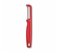 Victorinox Iota Pelador de Verduras y Frutas, Filo Serrado, Rojo | Pelador universal de doble filo con cuchilla dentada extra afilada de polipropileno. Apto para lavavajillas. Swiss Made