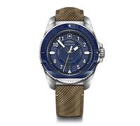 Victorinox Journey 1884 Ø 43 mm Reloj de Pulsera de Hombre, Swiss Made, automático, Sumergible hasta 200 m, Cristal de Zafiro, Pulsera de Madera, marrón