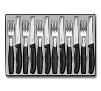 Victorinox - Juego De Cuchillos Swiss Classic, 12 Piezas - Negro - 6.7233.12