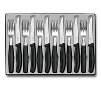 Victorinox - Juego De Cuchillos Swiss Classic, 12 Piezas - Negro - 6.7233.12