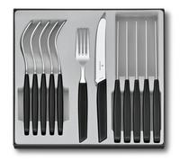 Victorinox - Juego De Cuchillos Swiss Modern, 12 Piezas - Negro - 6.9093.11W.12