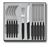 Victorinox - Juego De Cuchillos Swiss Modern, 12 Piezas - Negro - 6.9093.11W.12