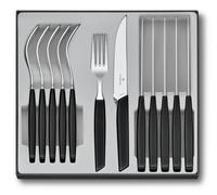 Victorinox - Juego De Cuchillos Swiss Modern, 12 Piezas - Negro - 6.9093.12W.12