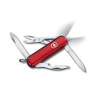 Victorinox Navaja multiusos Midnite Manager Rojo - 10 funciones con LED blanco 0.6366