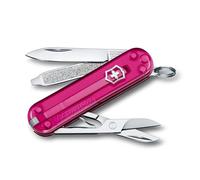 Victorinox Navaja Suiza Classic SD, Multiuso con 7 Funciones y Tijeras | Navaja de bolsillo con lima de uñas, destornillador y anilla. Ideal para EDC y viajes, 58 mm, Hecho en Suiza