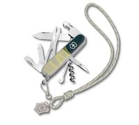 Victorinox Navaja suiza de bolsillo Companion, 16 funciones, Hecha en Suiza, multiherramienta para mujer, incl. estuche de regalo, New York Style (azul, amarillo)