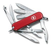 VICTORINOX Navaja suiza de bolsillo Mini Champ, pequeña, Hecha en Suiza, multiherramienta con abrecartas, abrebotellas, pelacables