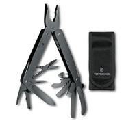 Victorinox Navaja suiza de bolsillo Swiss Tool Spirit MXBS 26 funciones multiherramienta, color plata