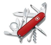 Victorinox Navaja Suiza Explorer, Multiusos de 16 Funciones, Roja | Herramienta con lupa, tijeras y destornillador Phillips para senderismo y uso diario, 91 mm, hecha en Suiza.
