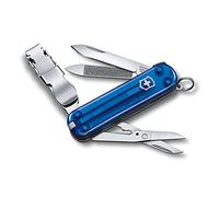 Victorinox Navaja Suiza Nail Clip 580, 8 Funciones, Cortauñas, Azul | Herramienta compacta con tijeras microdentadas y lima, ideal para cuidado personal y uso diario, 65 mm, Swiss Made