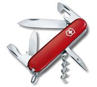 Victorinox Navaja Suiza Spartan, Multiusos de 12 Funciones con Sacacorchos | Herramienta EDC para camping y uso diario con 2 hojas, abrebotellas y pinzas. Acero inoxidable de 91 mm. Swiss Made