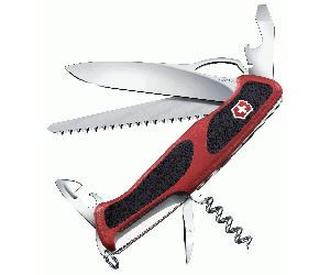 Victorinox - Navajas - Rangergrip 79 Rouge de Madera - Rojo Rojo one size