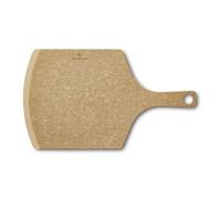 Victorinox Pala para Pizza Pequeña, Tabla de Cortar de 43 cm, Color Marrón | Borde inclinado para servir fácilmente, material compuesto de papel resistente al calor y apto para lavavajillas