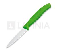 Cuchillo para verdura Victorinox con hoja ultra afilada en verde, Acero, Plata, 19cm