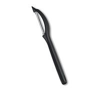 Victorinox Pelador verduras y frutas, sumamente afilado, con filo dentado, corte bidireccional y mango ergonómico, color negro