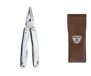 Victorinox - Pinza Swisstool Spirit X 27 Funciones + Estuche De Cuero - 3.0224.L