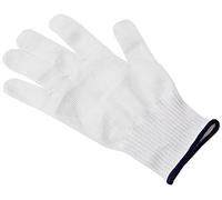 Victorinox Profi guante de protección suave para la mano cuchillo, guante de trabajo, corte seguro, catering, L, blanco
