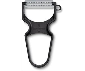 Victorinox RAPID Pelador, borde dentado, doble filo, apto para lavavajillas, Swiss Made, para diestros y zurdos