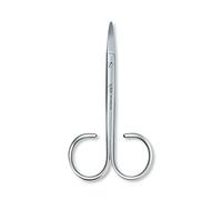 Victorinox Rubis Tijeras para Uñas de Acero Inoxidable, Plateado | Herramienta de manicura de alta precisión con hoja afilada y duradera de 89 mm. Calidad Suiza.
