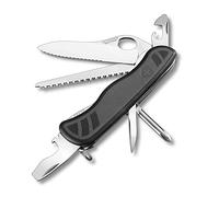 Victorinox Schweizer Soldatenmesser 08 Navaja con 10 funciones, incluyendo hoja grande con bloqueo para una mano