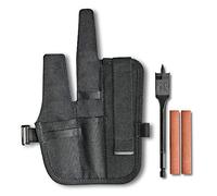 VICTORINOX Set de accesorios para navajas suizas de bolsillo Venture Pro, Swiss Made, estuche multifuncional con 2 afiladores de navajas y broca plana de 2 cm, negro