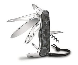 Victorinox Skipper W, Navaja Multiuso Suiza, Cuchillo bolsillo, Regalo, 18 Funciones, Hoja grande with wavy edge, Abrelatas, Bloqueable