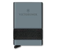 Victorinox Smart Card Wallet, Cartera 2 en 1 con Multiherramienta, 10 Funciones, Swiss Made, Tarjetero, Incl. Billetero, Sharp Gray (Gris)