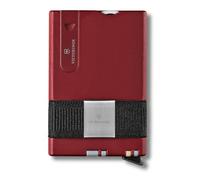 Victorinox Smart Card Wallet, Cartera 2 en 1 con Multiherramienta, 10 Funciones, Swiss Made, Tarjetero, Incl. Billetero, Iconic Red (Rojo)