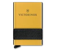 Victorinox Smart Card Wallet, Cartera 2 en -1 con Multiherramienta, 10 Funciones, Swiss Made, Tarjetero, Incl. Billetero, Delightful Gold (Color Oro)