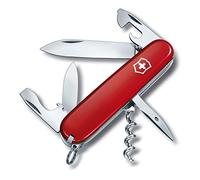 Victorinox, Spartan, Navaja Multiuso Suiza, Cuchillo bolsillo, Regalo, 12 Funciones, Hoja grande, Sacacorchos